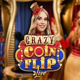 Crazy Coin Flip by Evolution, showcased at legianopoland.com – game logo