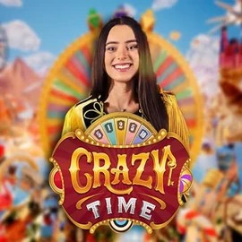 Crazy Time logo – Live Casino by Evolution at Legiano Casino
